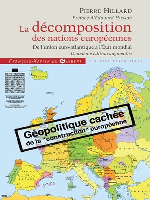cover image of La décomposition des nations européennes